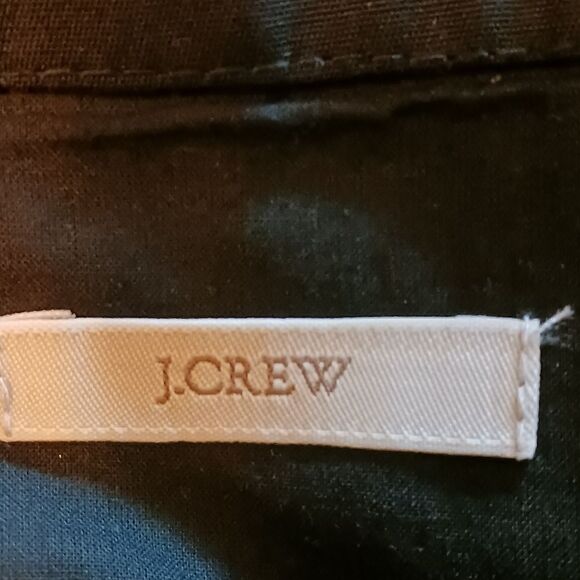 J CREW Cotton Halter Dress Black - Picture 5 of 5